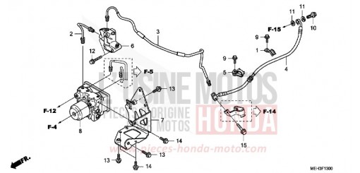 DURITE FREIN ARRIERE NSA700A8 de 2008